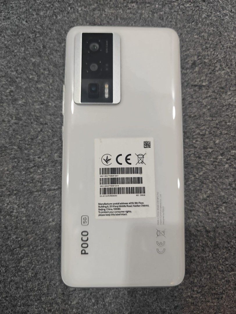 POCO F5 Pro 256GB/12GB Mint Condition (Category: Android Others) located in Manila. Submitted by jigugu_allstar (Listing ID 1382437715, Image 2). Description: Unused accessories Condition 9.8/10 No dents No scratches RFS: Upgrade Meet: Binan Laguna, Brgy San Antonio.