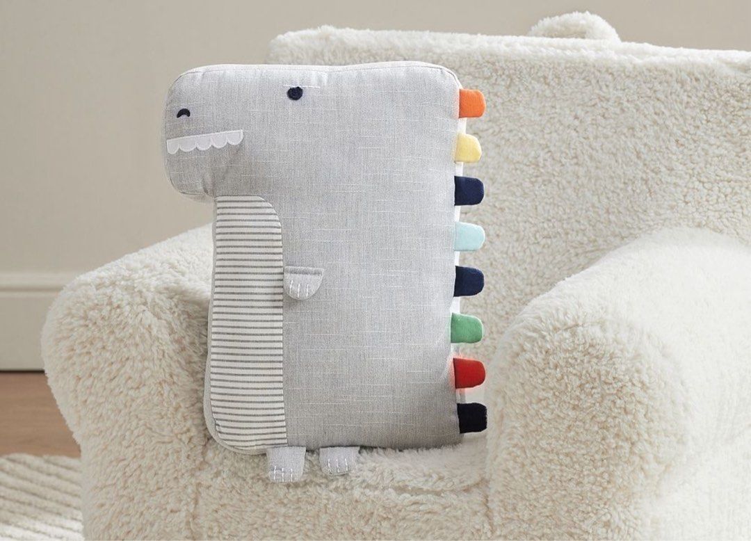 Pottery Barn Dino light up pillow (Category: Cushions & Throws) located in Quezon City. Submitted by rimaostwani (Listing ID 1382479031, Image 1). Description: .