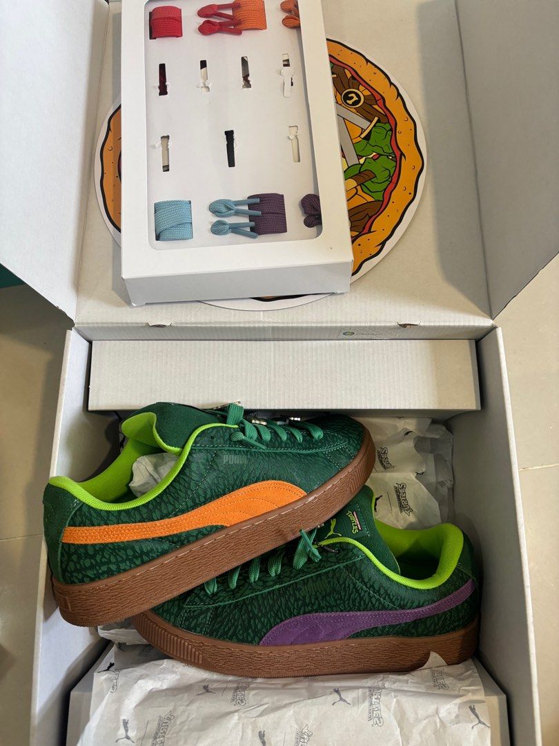 PUMA Suede XL ‘TMNT’ (Category: Sneakers) located in Mandaluyong City. Submitted by lolidontcare (Listing ID 1382338503, Image 1). Description: Used once. .