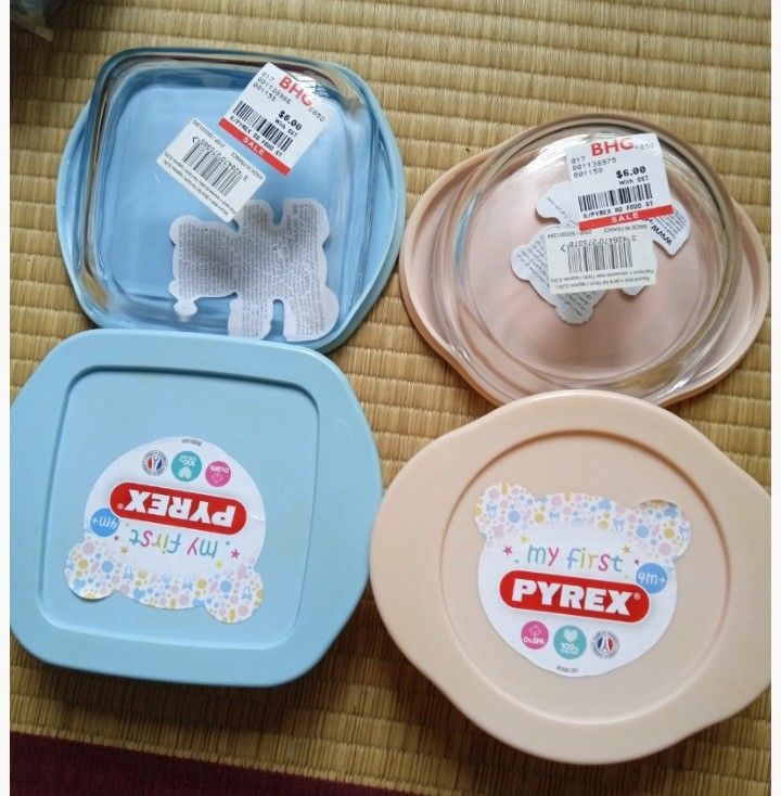 Pyrex My First Food Storage  Glass Containers