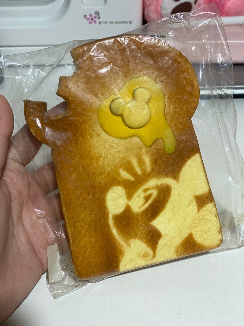 rare disney mickey toast squishy (Category: Character Goods) located in Quezon City. Submitted by kirsten.thrifts (Listing ID 1382337665, Image 2). Description: message me for more deets!.