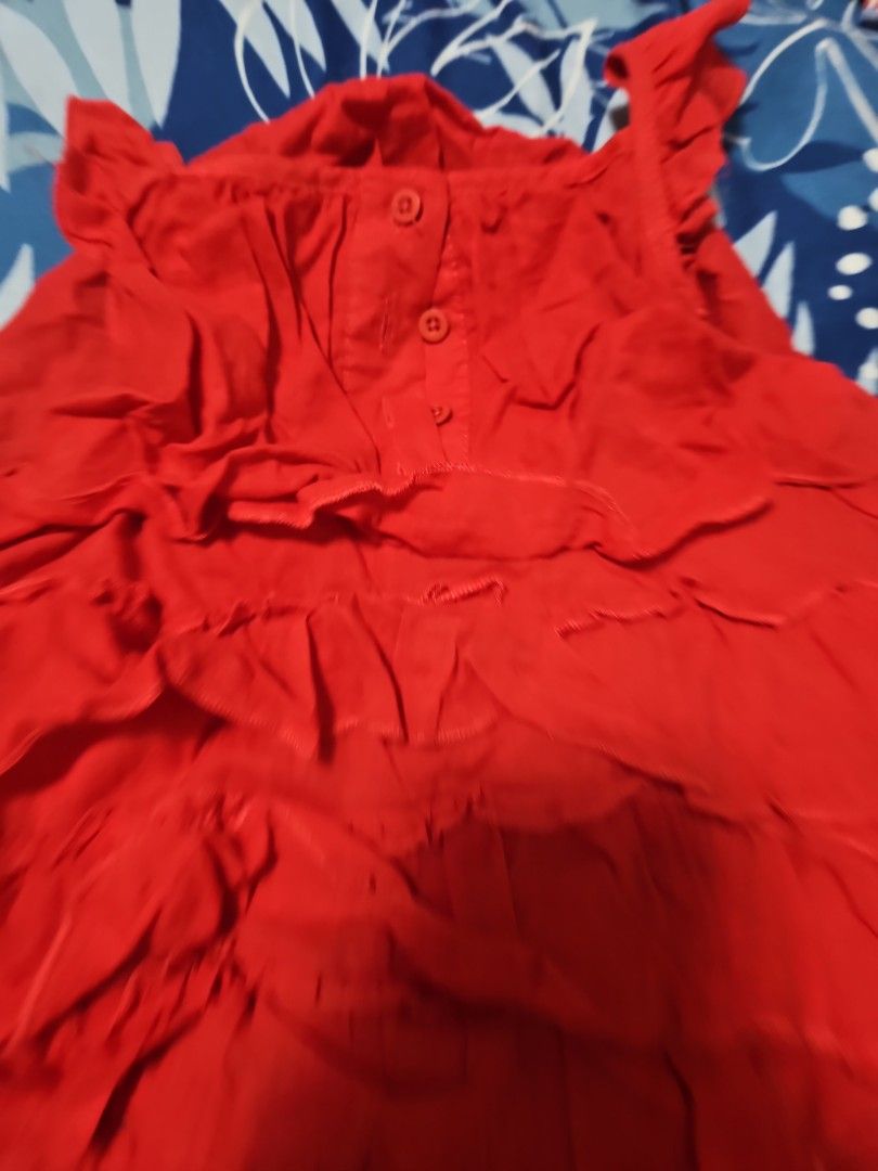 Red layered romper for kids Pumpkin patch size 6 (Category: Babies & Kids Fashion) located in Manila. Submitted by annmd (Listing ID 1382326518, Image 3). Description: Brand: Pumpkin patch Size 6T Playsuit /Romper shorts So cute!!!.