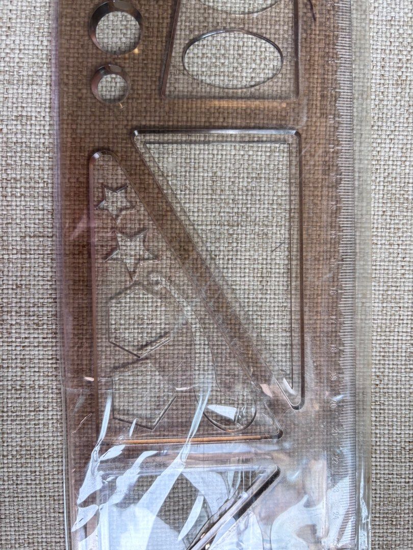 Ruler with shapes stencil (Category: Craft Supplies & Tools) located in Calamba. Submitted by cur8d (Listing ID 1382347124, Image 2). Description: .