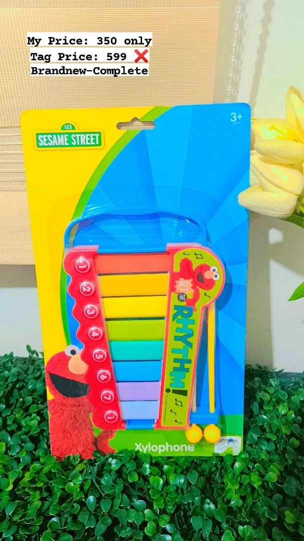 Sesame Street Xylophone (Category: Educational & Learning Toys) located in Quezon City. Submitted by mhoniqvela04 (Listing ID 1382353084, Image 1). Description: Original Brandnew-Pullout Complete Set Working well Actual pic posted.