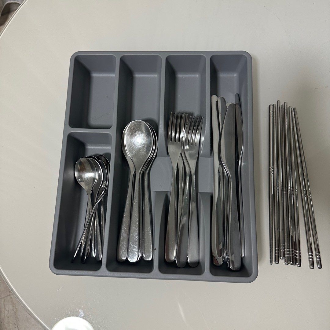 Stainless Steel Cutlery Set with Chopsticks