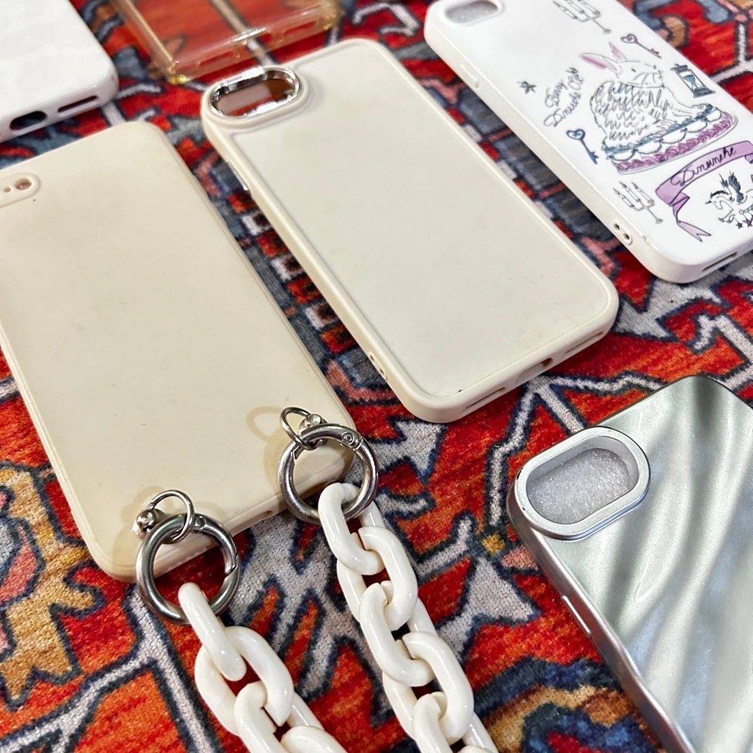 TAKE ALL FOR 50! iPhone Case 7/8/SE Gen 2 (Category: Cases & Sleeves) located in Balanga. Submitted by shenanigansph (Listing ID 1382408704, Image 3). Description: **take all for 50 size: iphone 7/8/se gen 2 rfs: declutteirng.