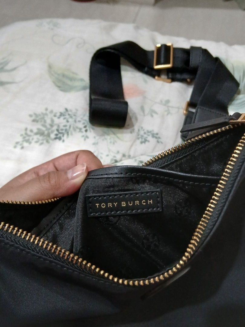 Tory Burch Nylon Web Black (Slingbag)