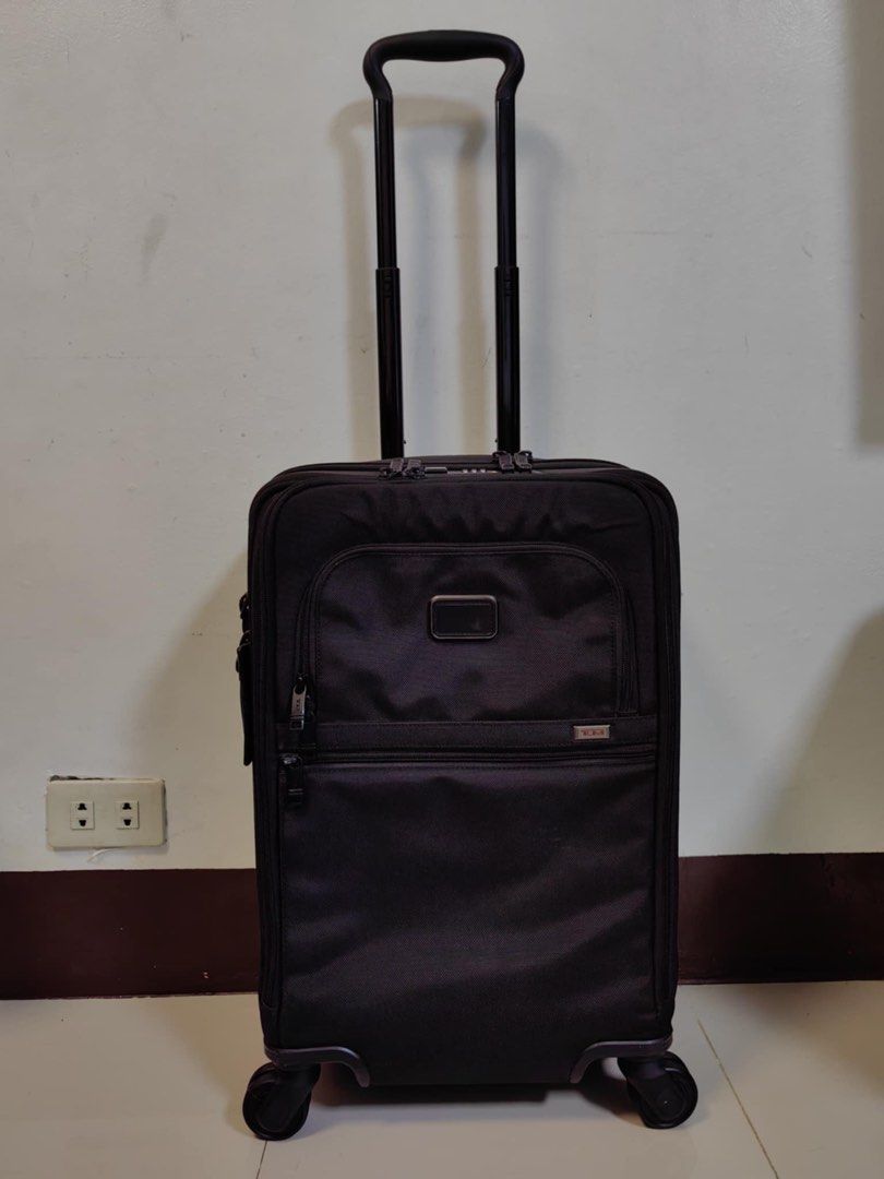 TUMI carry on luggage 4wheels (Category: Luggage) located in Davao. Submitted by Noel27 (Listing ID 1382449689, Image 1). Description: for sale TUMI ALPHA 3 CARRY ON LUGGAGE 4 wheels 360 no issue excellent consirion with bagtag ✅ H22" xW13.5" x D9.5-11.5" Inches 24k location:davao city.