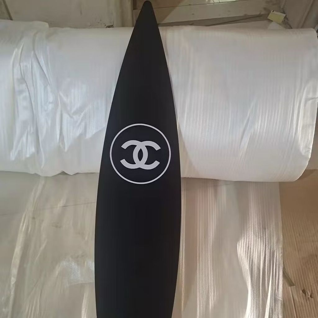 Vintage Chanel Surfboard Display (Category: Other Home Decor) located in Manila. Submitted by designerarchives.ph (Listing ID 1382377799, Image 1). Description: This one is made of fiberboard only so this is good for display only! - 50% dp is required - 10 days eta - Buyer will shoulder grab/lalamove/lbc.