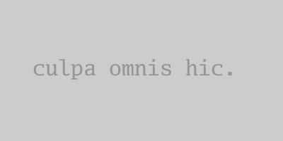 VOLUPTATE ANIMI OMNIS ALIAS EVENIET NUMQUAM ID