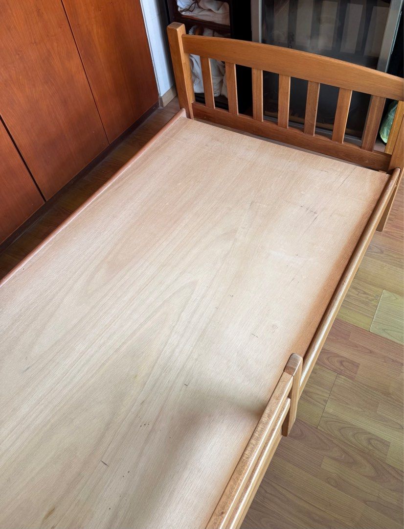 Heavy Duty Solid Wooden Single Bed Frame