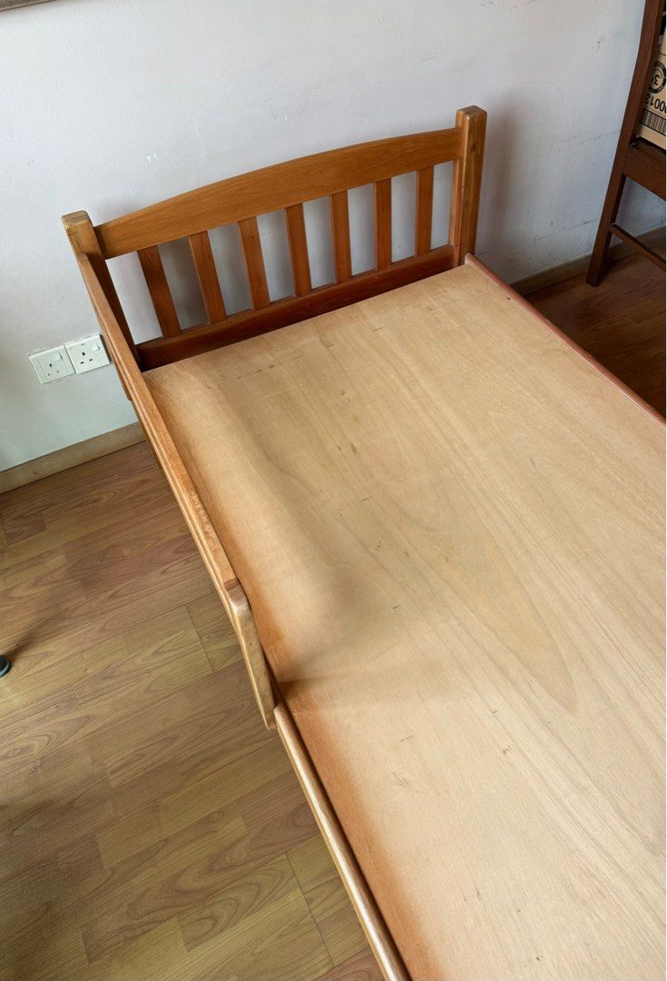 Heavy Duty Solid Wooden Single Bed Frame65074419385218111