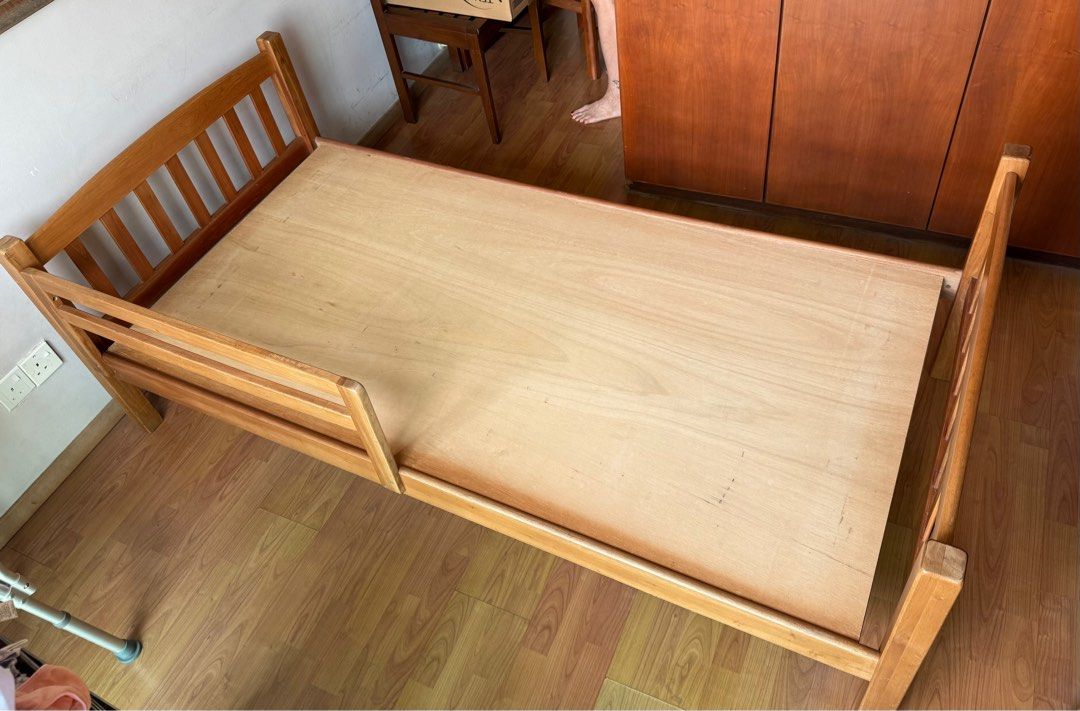 Heavy Duty Solid Wooden Single Bed Frame65074419385218113