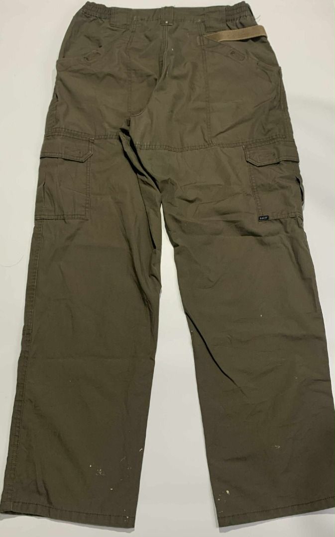 5.11 moss green (Category: Jeans) located in Hermosa. Submitted by oddballs.vtg (Listing ID 1382677497, Image 1). Description: 5.11 MOSS GREEN W32-36 L42 LO9 PAINT STAIN .