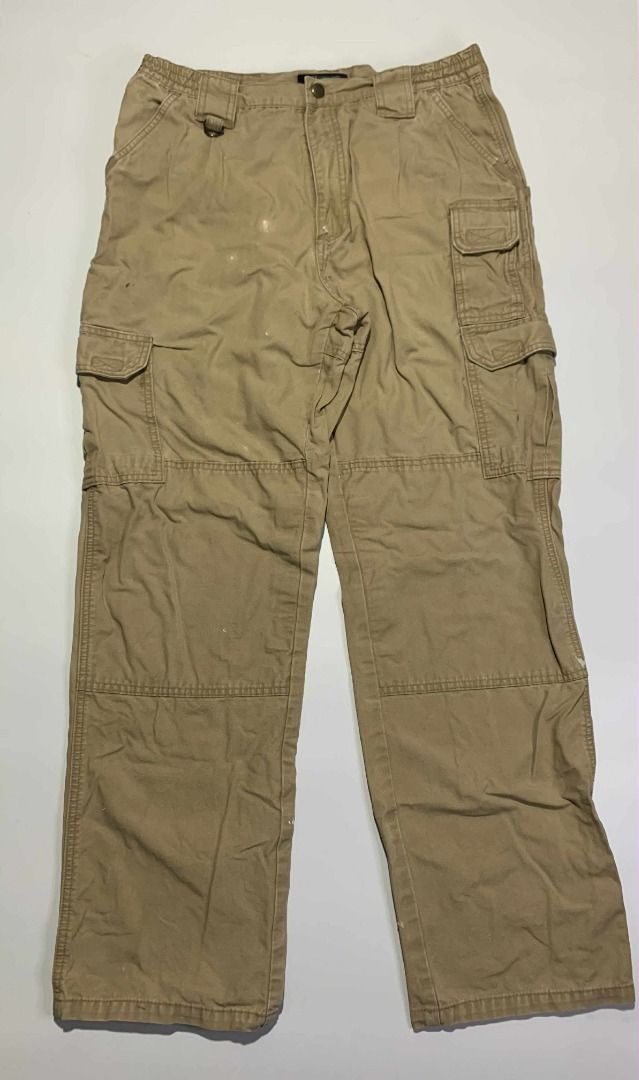 5.11 TACTICAL PANTS (Category: Jeans) located in Hermosa. Submitted by oddballs.vtg (Listing ID 1382677017, Image 2). Description: 5.11 KHAKI W34-35 L41.5 LO8.5 MINOR SCRATCH, PAINT STAIN .