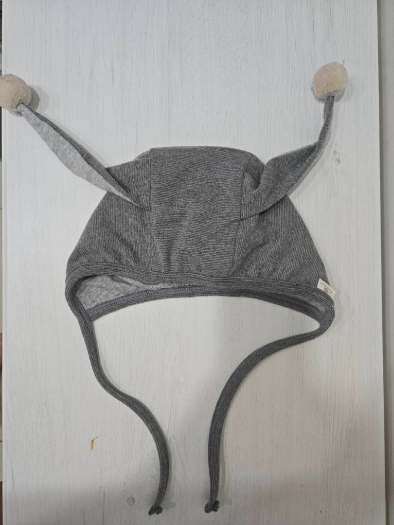 由 mimi022503 (刊登 ID 1382675644，圖片 2) 提交，位於 桃園市 (Taoyuan) 的 寶寶造型帽/保暖帽/ (類別：嬰兒及兒童流行時尚)，說明：5個月到1.5歲~ 頭圍43-49cm 二手,有棉洗感 滿250出貨。