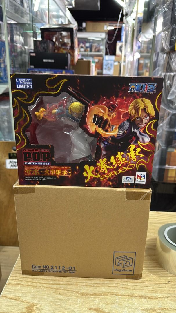 サボ　火拳継承　pop portrait.of.pirates Amazon.com: Megahouse - One Piece - Portrait of Pirates Sabo