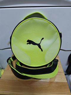 全新閒置 Puma 黑色螢光色 背包背囊 斜咩袋64238734641923110