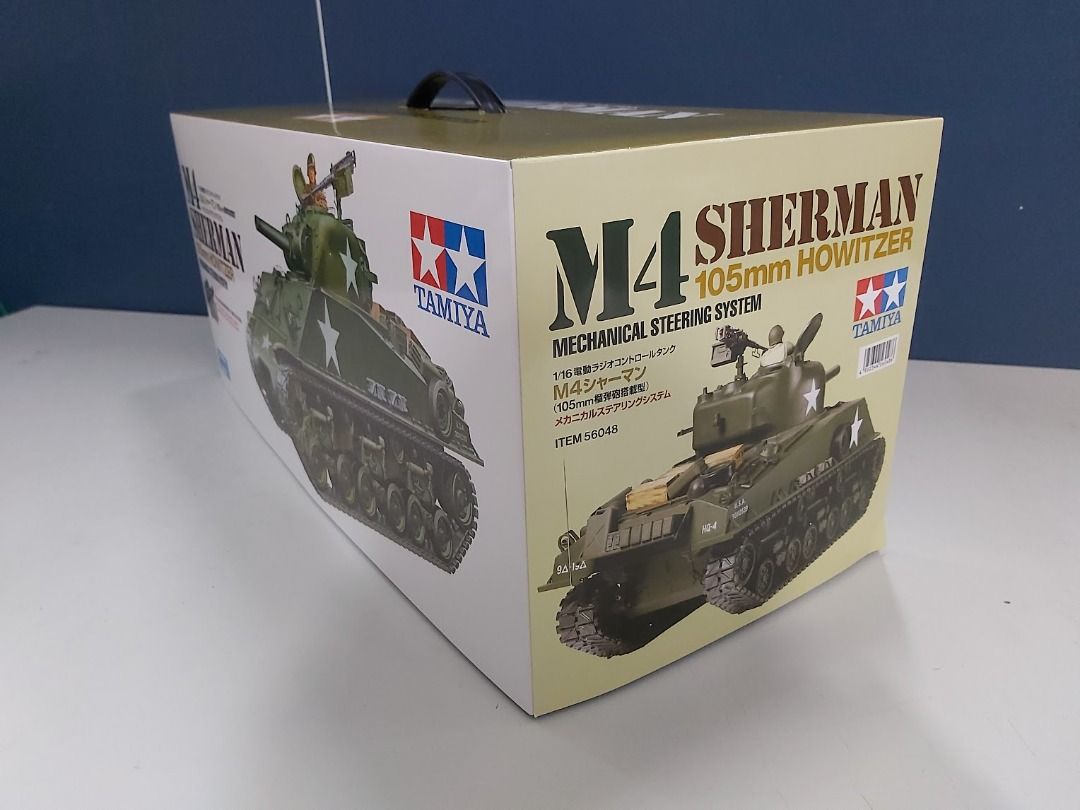田宮Tamiya 56048 - 1/16 RC M4 Sherman 105mm Howitzer (全機械式轉向