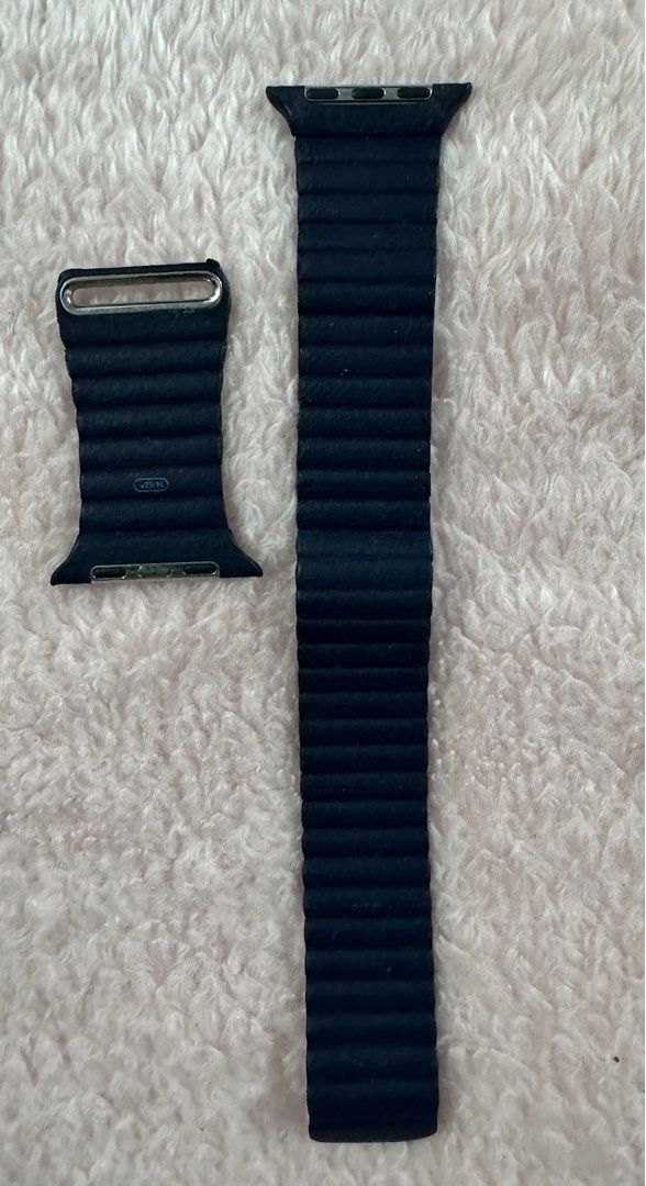 Apple iWatch staps Dark Blue 38MM 42MM (Category: Wearables & Smart Watches) located in Manila. Submitted by carriesel (Listing ID 1382609395, Image 2). Description: Preloved IWatch straps Original Apple ⚙️On hand 💵 850.00 EACH 📌MOP: BPI or GCash ONLY Exact Payment First. No COD. No “Payment by Rider”. 📍MOD: Pick up Makati or Paranaque Shipping c/o Buyer 📱0*9*9*8*5*3*7*7*7*8*5.