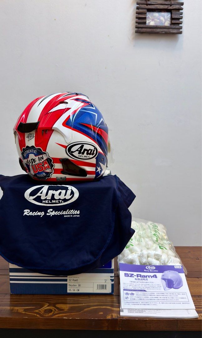 Arai Hayden SB Fullset ❗️ (Category: Announcements) located in Shah Alam. Submitted by sr4629 (Listing ID 1382500422, Image 1). Description: For Sale Arai Hayden SB Conditions 9.5/10 Saiz S Full Set Siap Kotak Original ‼️Barang Tiptop . .