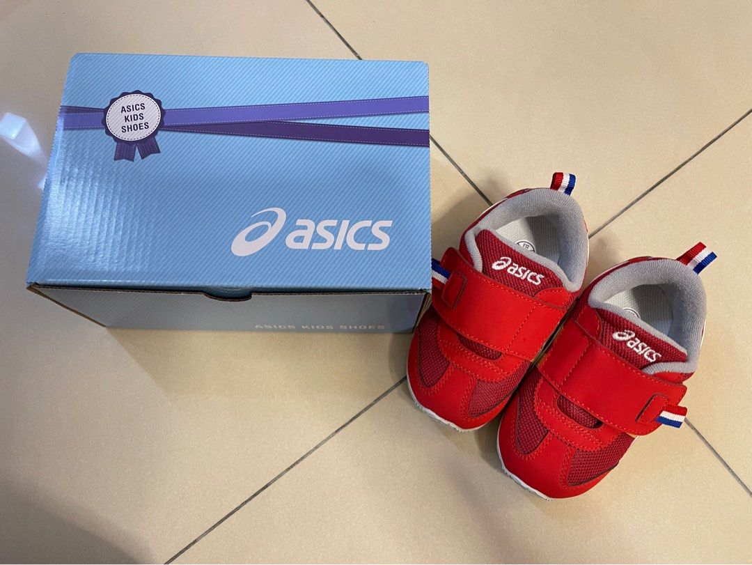 由 c1234536785564 (刊登 ID 1382644763，圖片 2) 提交，位於 台北市 (Taipei) 的 ASICS 童鞋 14.5cm (類別：嬰兒及兒童流行時尚)，說明：孩子不願意穿僅試穿過一次。
