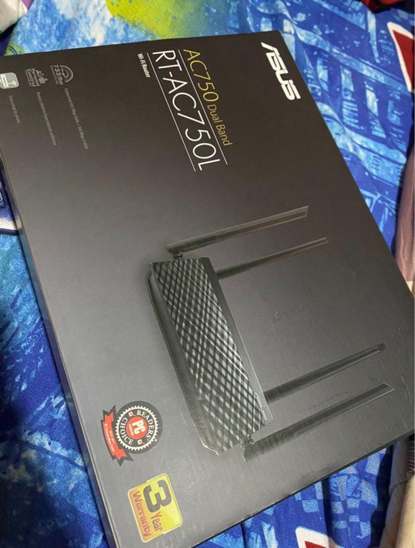ASUS Wifi Router (RT-AC750L) (Category: Networking) located in Taguig. Submitted by cilegna (Listing ID 1382501843, Image 1). Description: RFS: Compatibility issue.