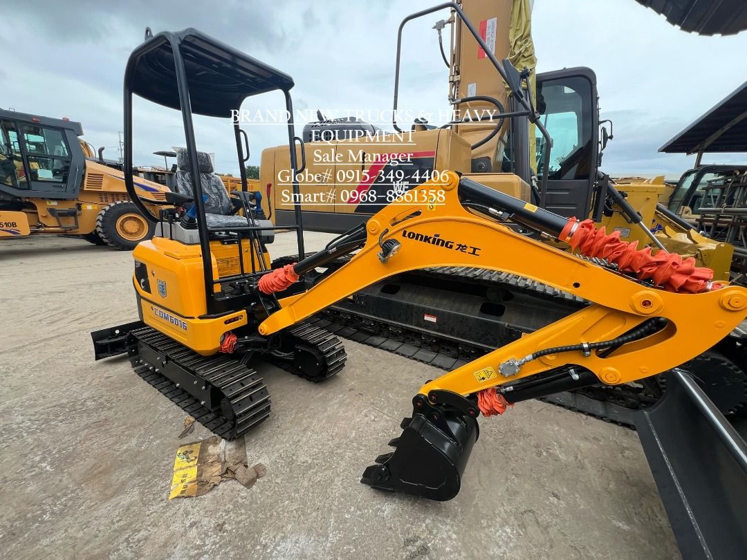 Backhoe Excavator 0.04cbm Lonking CDM6016 Kubota Engine (Category: Industrial Equipment) located in Valenzuela. Submitted by theo67 (Listing ID 1161699076, Image 1). Description: Sale Manager Globe: 0915-349-4406 Smart: 0968–886-1358 Philgeps Platinum Register and LGU Supplier (Qualified/accredited for Government bidding) After sales guaranted Nationwide Spare Parts Locally Available Quotation and Warranty -Trucks: One (1) year or 60,000 km (whic