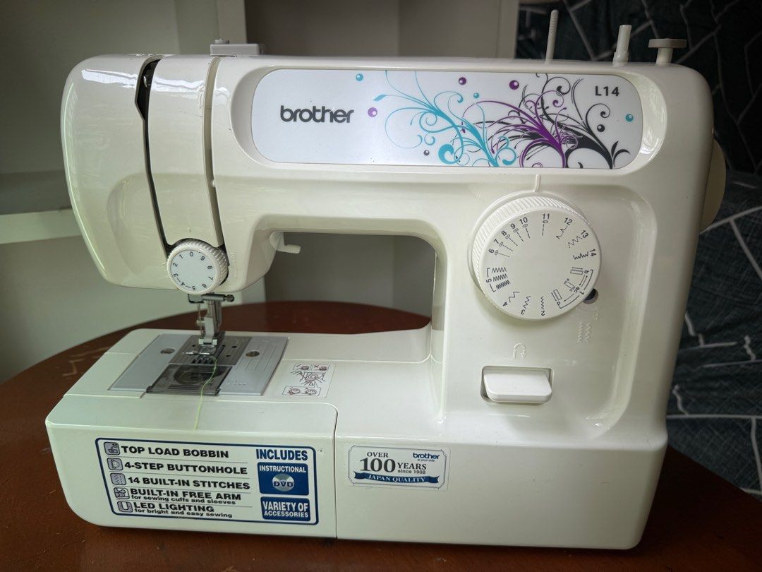 Brother Discraption Brother L14 Portable Sewing Machine - Like New, TV & Home Appliances ...