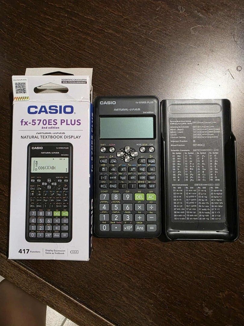 Casio Calculator (Category: Office & Business Technology) located in Muntinlupa City. Submitted by dogsmakemehappy (Listing ID 1382558776, Image 1). Description: Casio Calculator for board exam Used once, passed the exam na.