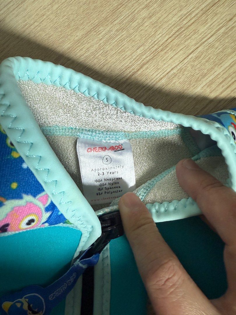 Cheekaboo Wobbie Toddler Thermal Swimsuit UPF50+ Blue Monster (Category: Babies & Kids Fashion) located in Petaling Jaya. Submitted by itsHeySELL (Listing ID 1382506036, Image 2). Description: can fit 2-3yrs old still looks very new, my son worn it twice only. as he doesn’t like to swim that time normal price we bought RM170.
