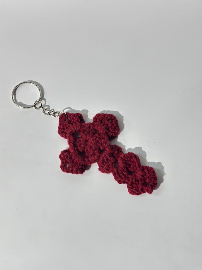 Crochet Anik anik- Cross (Category: Other Accessories) located in Caloocan City. Submitted by jadeclutter (Listing ID 1382528043, Image 2). Description: Per piece -40. whole sale-30 (8pcs and up) There are lots of colors to choose from..