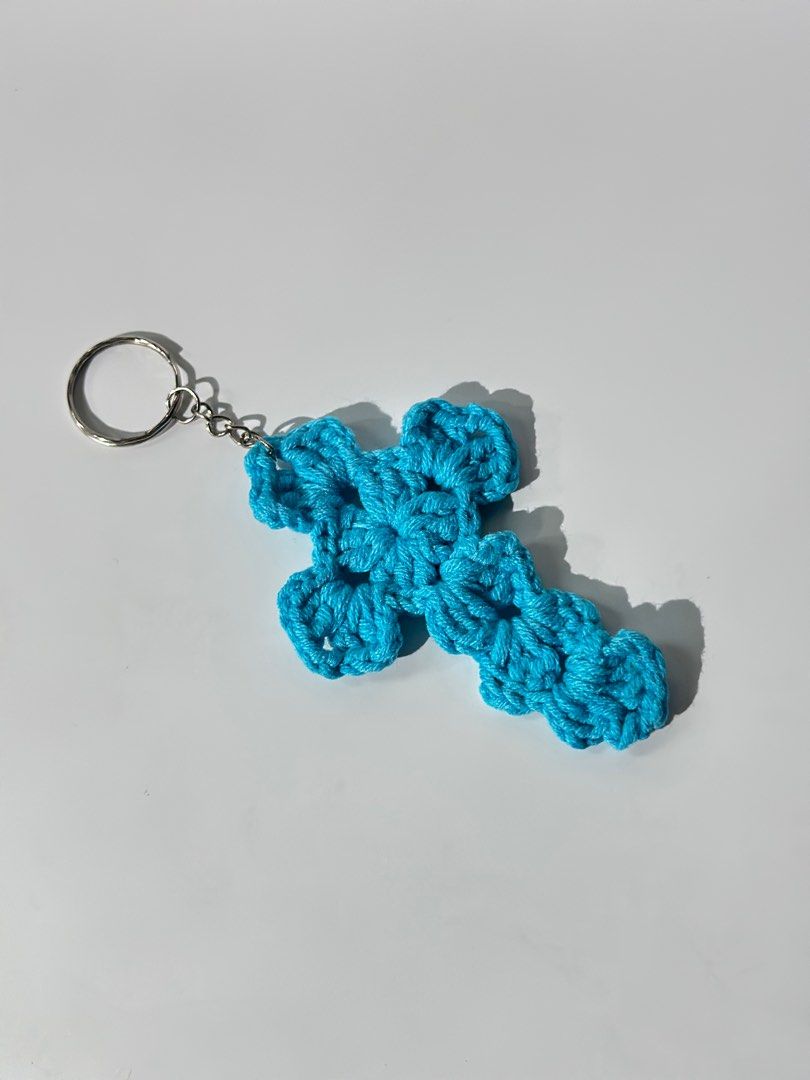 Crochet Anik anik- Cross (Category: Other Accessories) located in Caloocan City. Submitted by jadeclutter (Listing ID 1382528043, Image 3). Description: Per piece -40. whole sale-30 (8pcs and up) There are lots of colors to choose from..