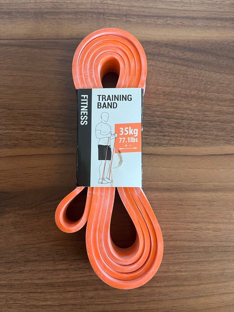 Decathlon 35kg Orange Resistance Band, Sports Equipment, Exercise - Main Image