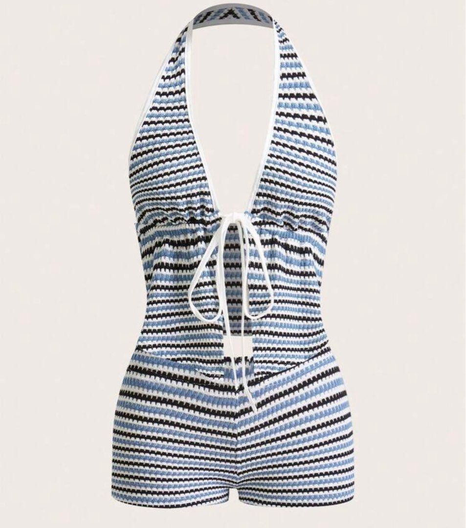 Deep V-neck Halter Backless Set (Category: Sets or Coordinates) located in Manila. Submitted by nyxpdeclutter.m (Listing ID 1382539888, Image 1). Description: Size: XS.
