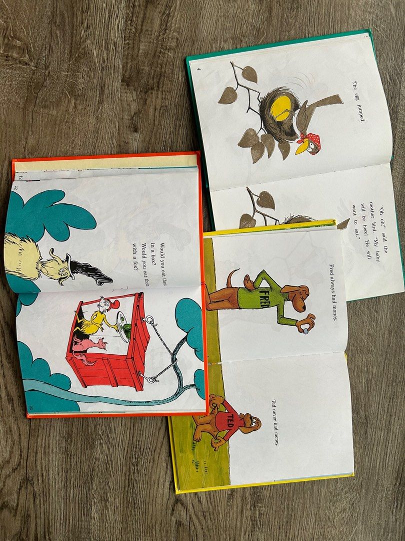 Dr. Seuss Beginner books #dr.seuss #CatintheHat (Category: Children's Books) located in Manila. Submitted by bagloverscloset (Listing ID 1382628368, Image 2). Description: Get all 3 for only P500. With obvious signs of good use..