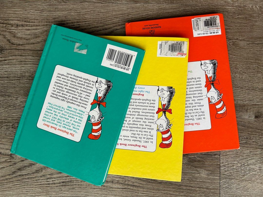 Dr. Seuss Beginner books #dr.seuss #CatintheHat (Category: Children's Books) located in Manila. Submitted by bagloverscloset (Listing ID 1382628368, Image 3). Description: Get all 3 for only P500. With obvious signs of good use..
