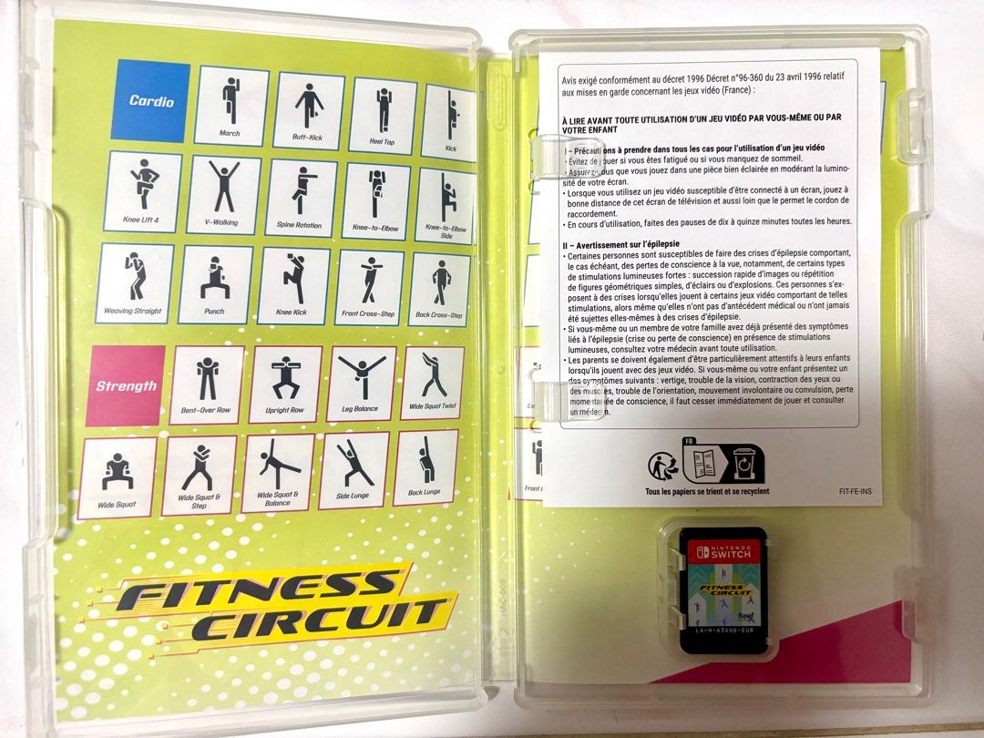 Fitness Circuit Nintendo Switch Game, Video Gaming, Video Games