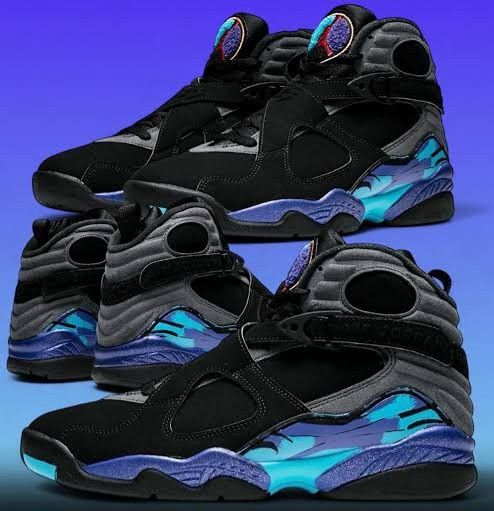 For Sale BNDS (Category: Sneakers) located in Muntinlupa City. Submitted by stuartstuart08 (Listing ID 1382576298, Image 2). Description: for sale jordan 8 aqua size 9.5 us men Bnew P15,495 jordan 4 rare air size 11 us men Bnew P16,495 pm is the key.
