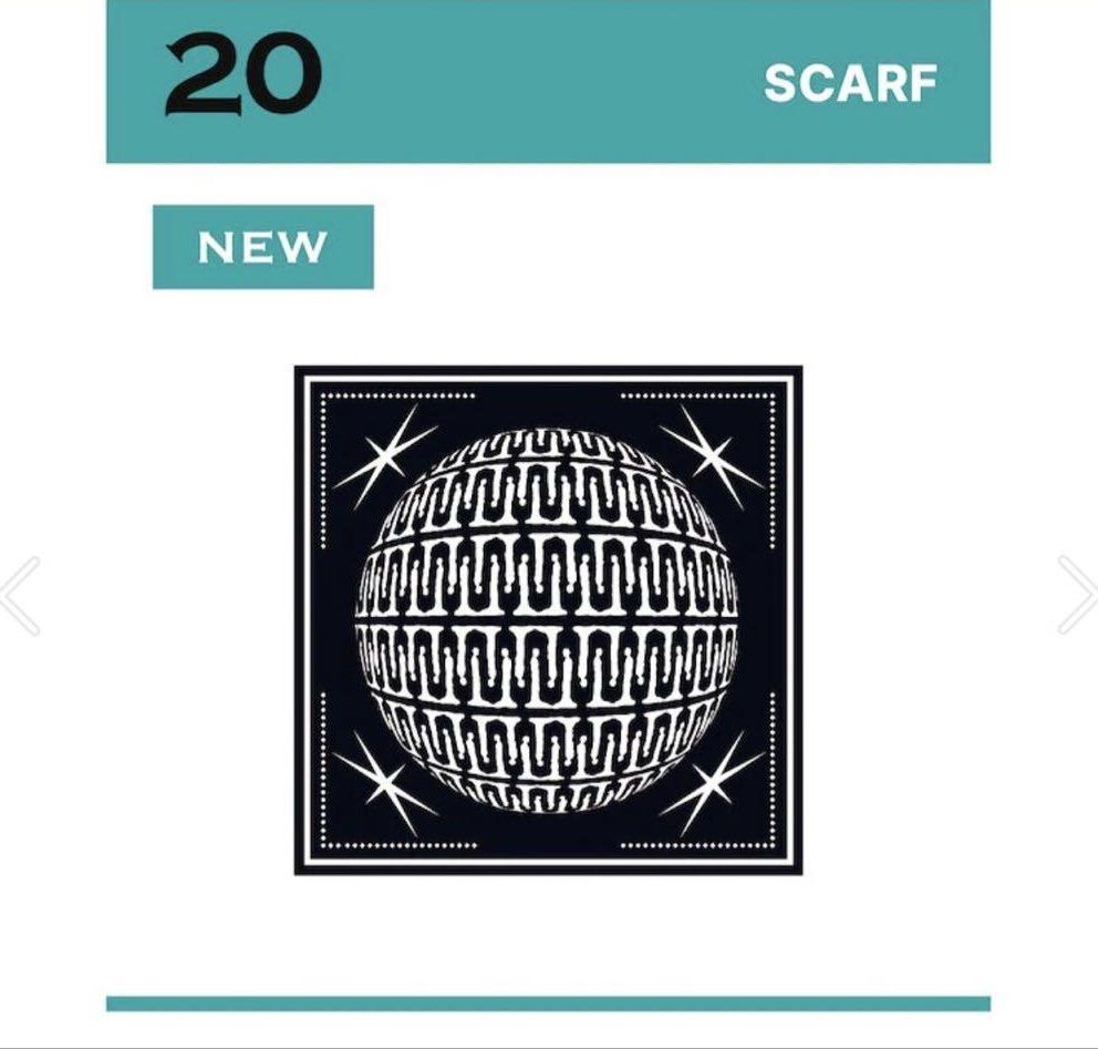 SCARF G-DRAGON MEDIA EXHIBITION 新品未使用 G-DRAGON MEDIA EXHIBITION : Übermensch IN #TOKYO ▪︎ FAM