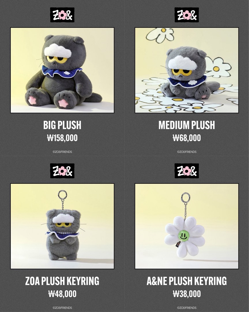 G-DRAGON ZO&FRIENDS 1st Pop Up Official MD Goods, Toys