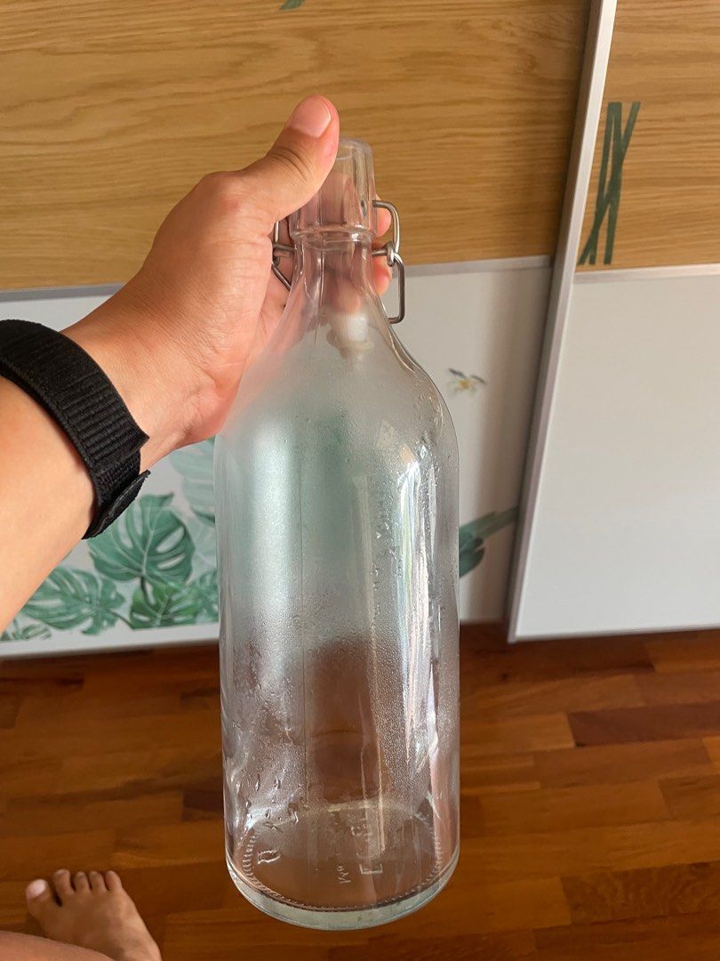 Glass Bottle with Stopper