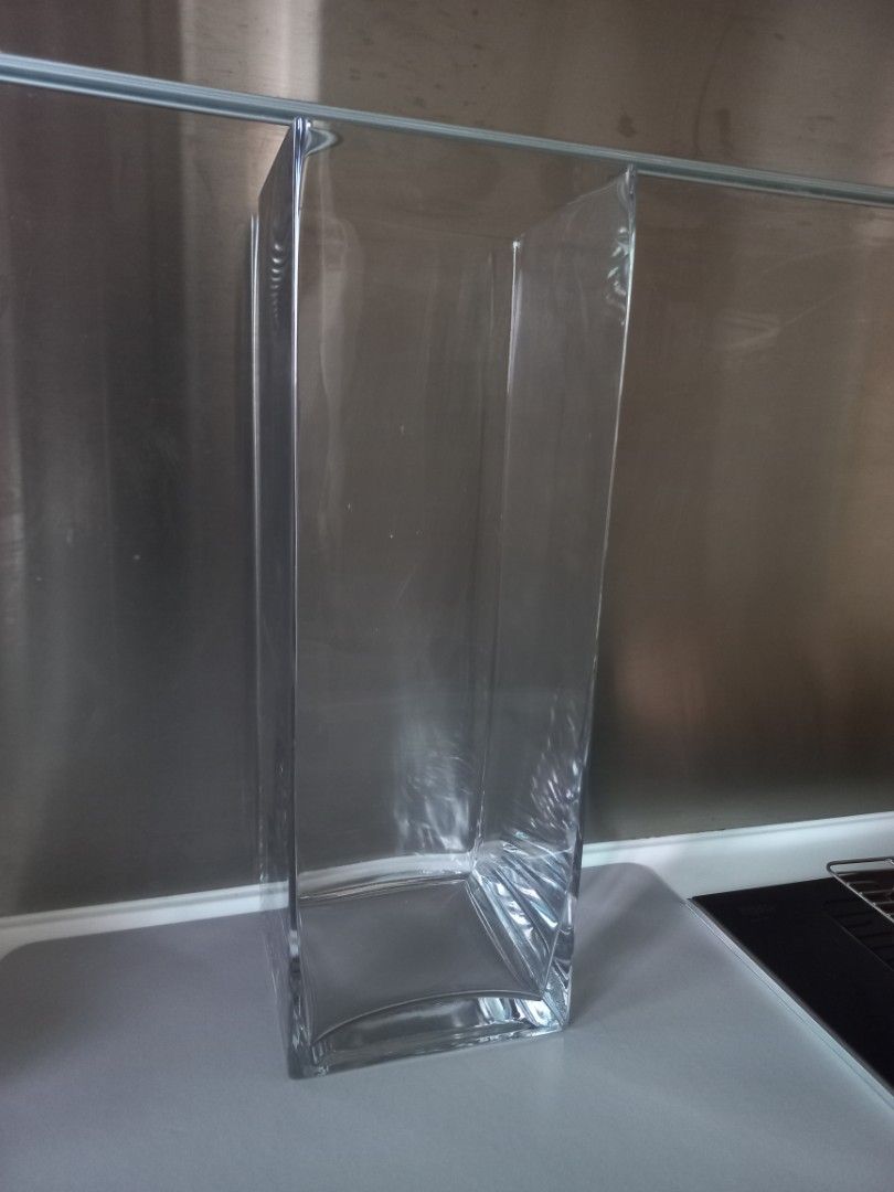 Glass Vase 34cm H