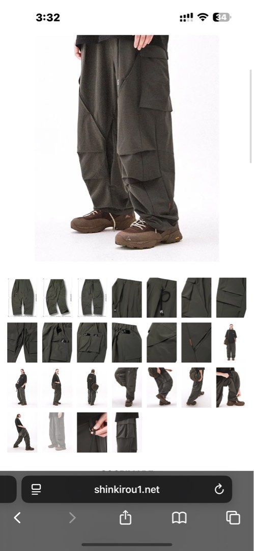 GOOPiMADE P-7S “WindShear“ Utility Tapered Pants D-GRAY GM-P7S-WS