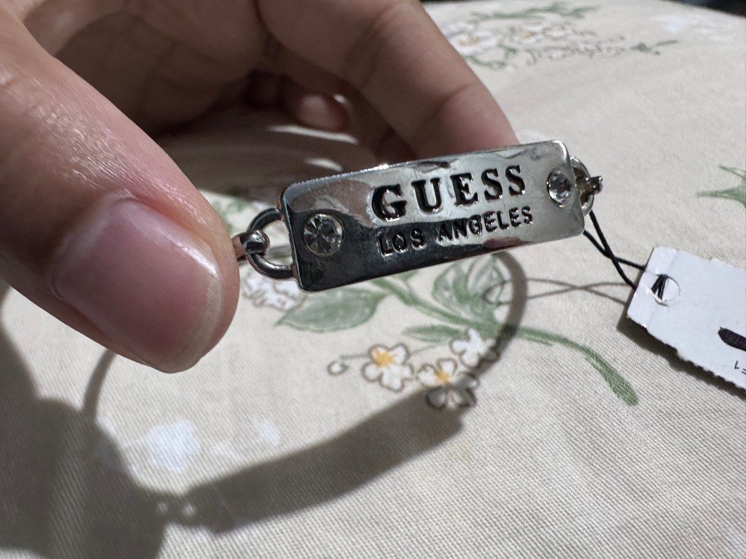 GUESS Bracelet (Category: Bracelets) located in San Mateo. Submitted by clairaaa (Listing ID 1382521828, Image 3). Description: Authentic Guess Bracelet Bought from Canada Rfs: Decluttering Meet-up or Lalamove.