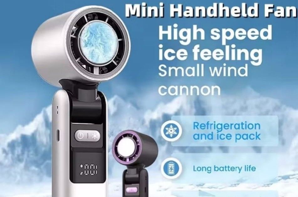 Handheld portable fan