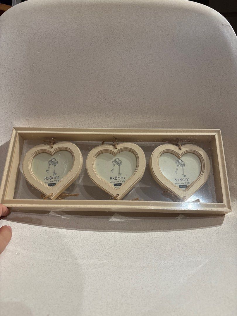 Heart-Shaped Photo Frame Set