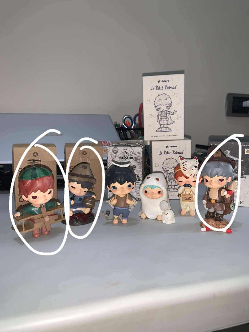 Hirono x Le Petit Prince (Category: Storybooks) located in Munoz. Submitted by ch.boutique (Listing ID 1382625111, Image 2). Description: The only for sale are: • The Merchant (Le Petit Prince) - AVAILABLE • The Tippler (Le Petit Prince) - AVAILABLE • The Aviator (The Little Mischief) - SOLD 📍 Location: Muñoz, Nueva Ecija 💳 Payment: Payment first (GCash; details will be sent upon order) 🚚 Shipping: Shipping fee shouldered by the buyer (J&T or 