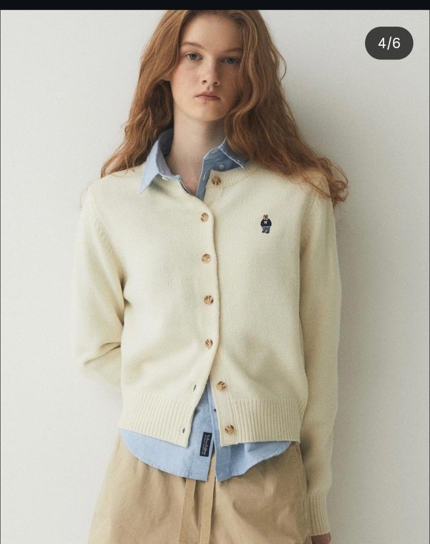 KOREAN CARDIGAN (Who AU) (Category: Coats, Jackets and Outerwear) located in Manila. Submitted by tororo97 (Listing ID 1382654103, Image 1). Description: korean brand- WHO AU used once; still with tags.