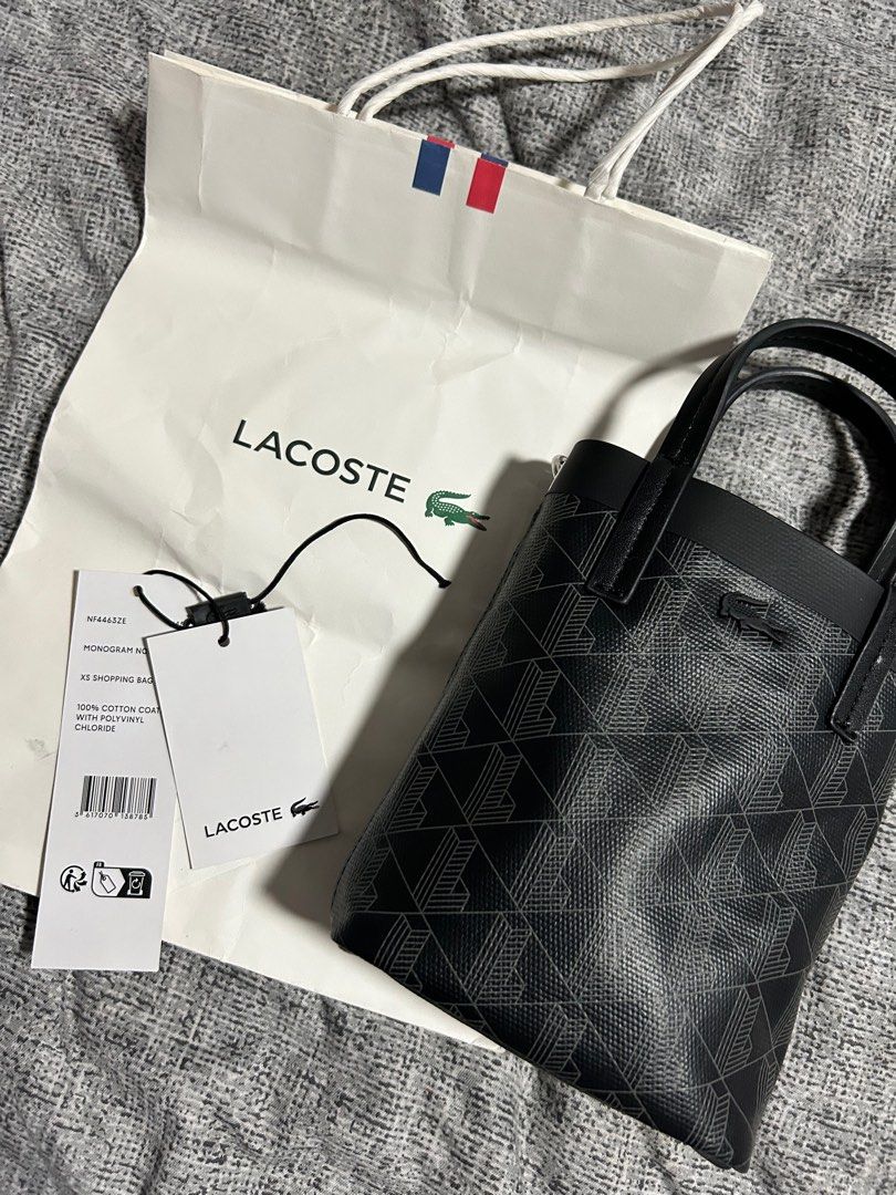 Lacoste Zely bag (Category: Luxury Bags & Wallets) located in Manila. Submitted by iceice03 (Listing ID 1382496401, Image 2). Description: Lacoste Zely mini tote with tag and paper bag .